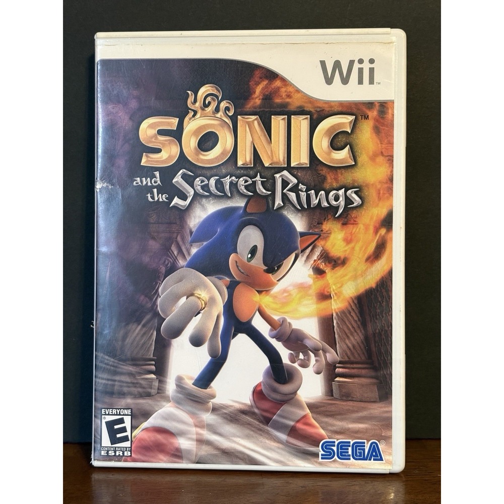 Sonic and the Street Rings (Nintendo Wii, 2007) CIB w/  Manual
